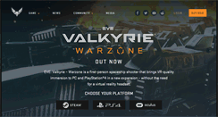 Desktop Screenshot of evevalkyrie.com